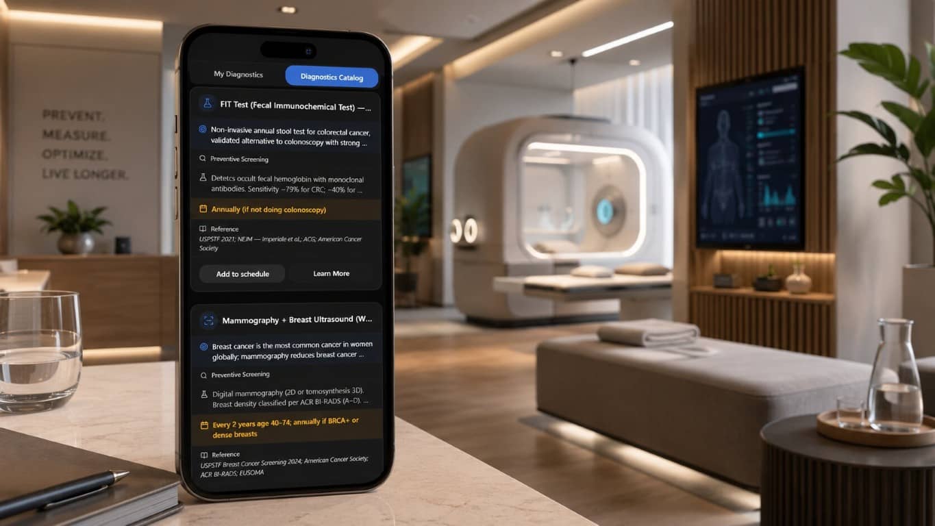 Diagnostics Planner