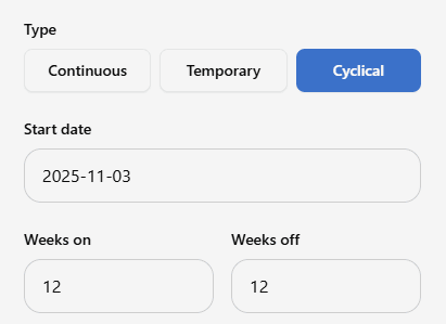 Supplementation screen with Current filter, time-of-day sections, and supplement list