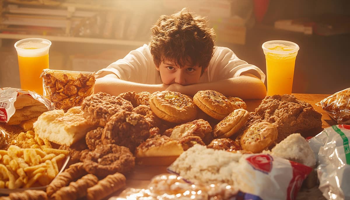 Excess high glycemic food intake