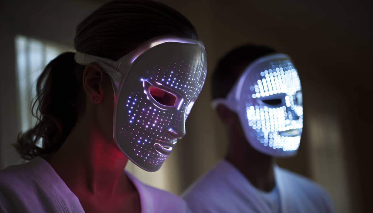 Light therapy masks