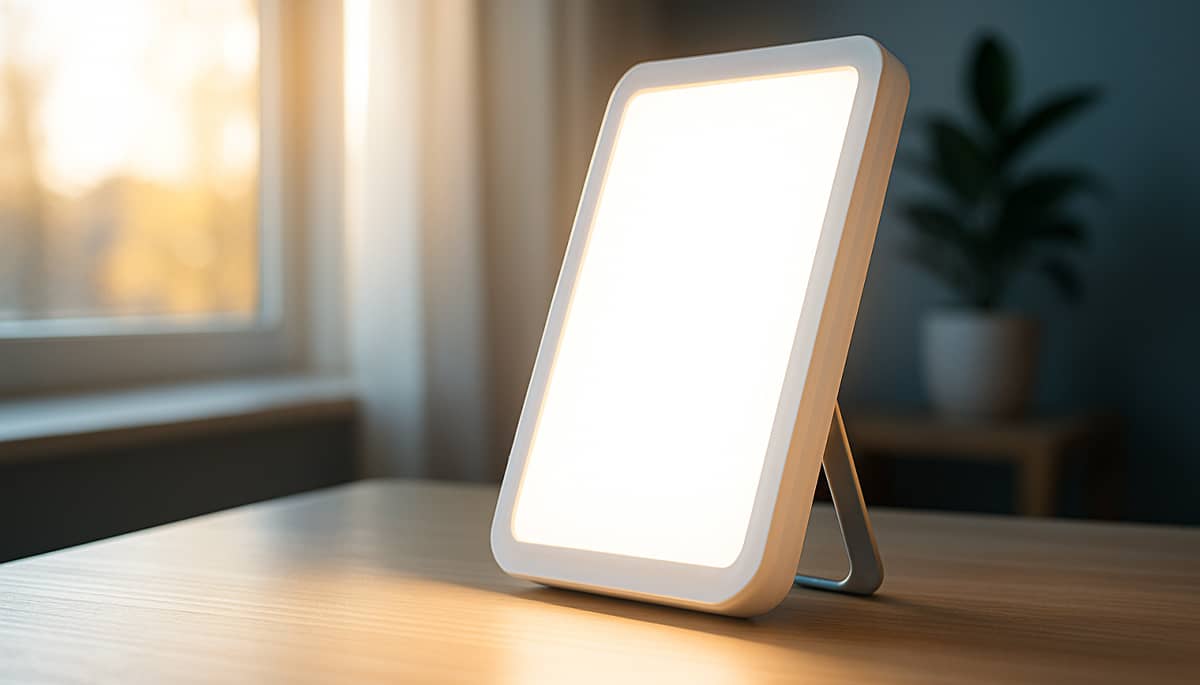 Poranna ekspozycja na światło sztuczne (lampa terapeutyczna)